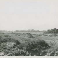 World War II Marine base and future site of the UC Santa Barbara campus: view of water tower