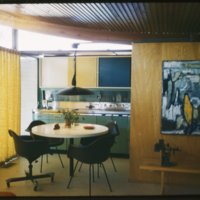 Miles C. Bates house: dining room