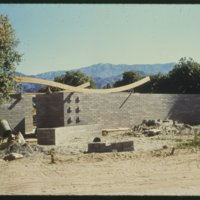 Miles C. Bates house: under construction