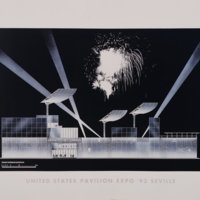 Barton Myers: U.S Pavilion for the World Expo in Seville (Seville, Spain)