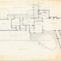 Thomas Mann House: first floor plan