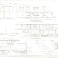 Thomas Mann House: exterior elevations